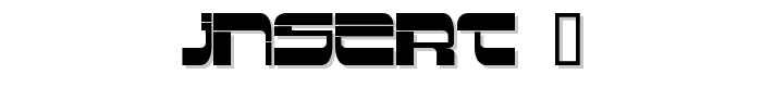 Insert 2 font